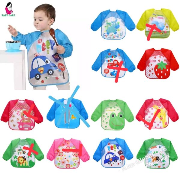 Long Hand Toddler Bib