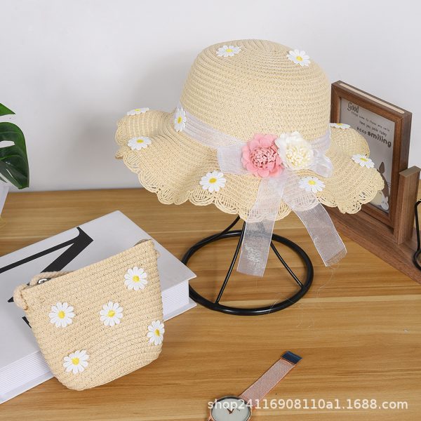 Flower Kids Hat Bag Nude