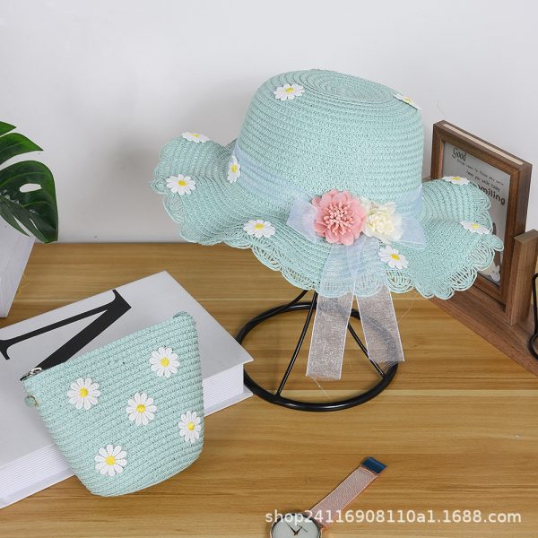 Flower Kids Hat Bag Blue 11/24