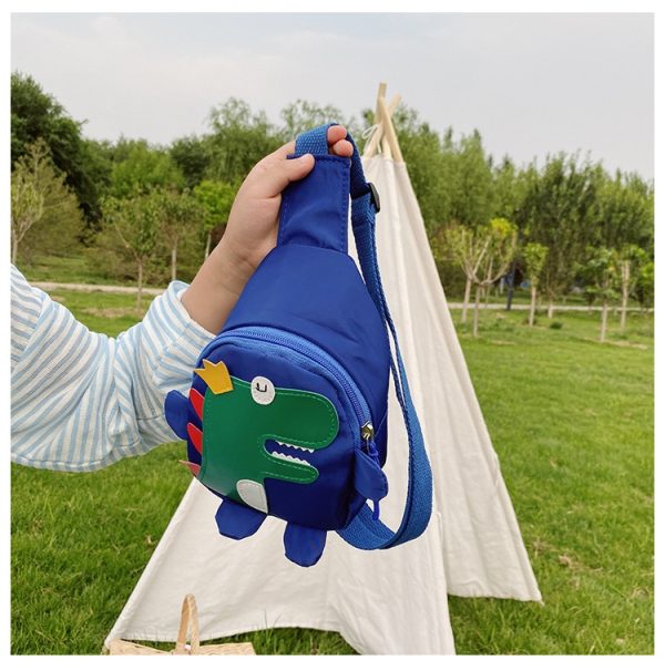 Dinosour Unisex Cross Bag Blue