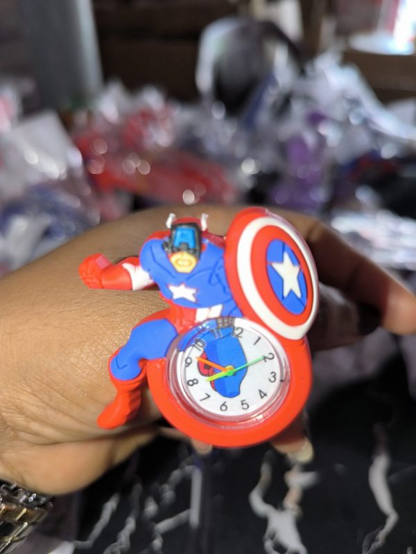 Captain America Kids Watch Red