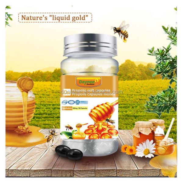 Organic Propolis Bee Pollen Soft Capsules