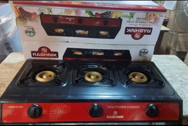 Rashnik Three 3 Face Gas Burner