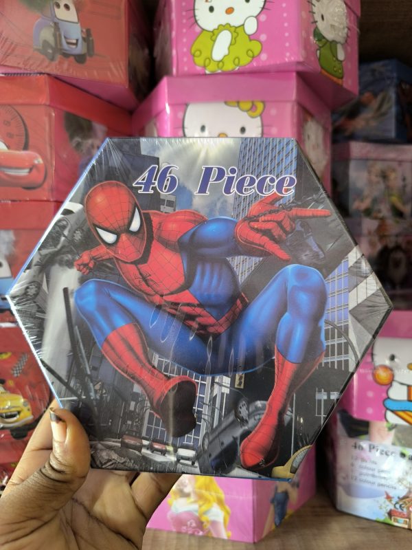 Cartoon 46pcs Art Set Spiderman