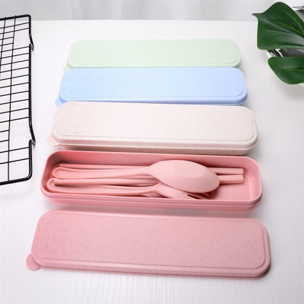 Cutlery Set Brown Plastic 9/24