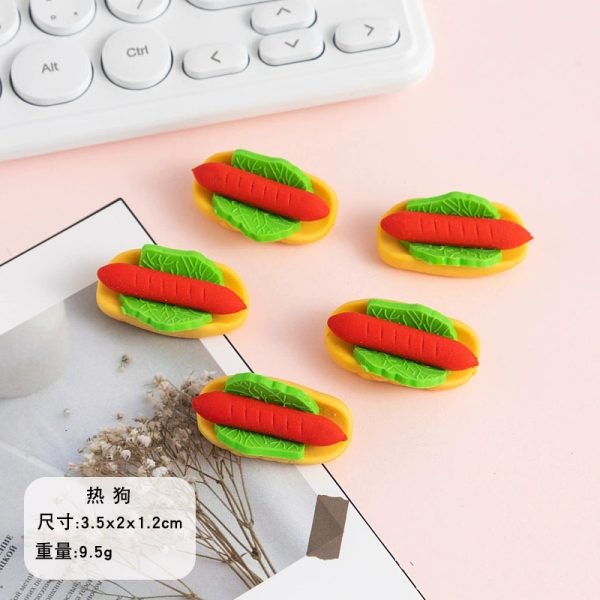 Mini Hot Dog Eraser Aug 24