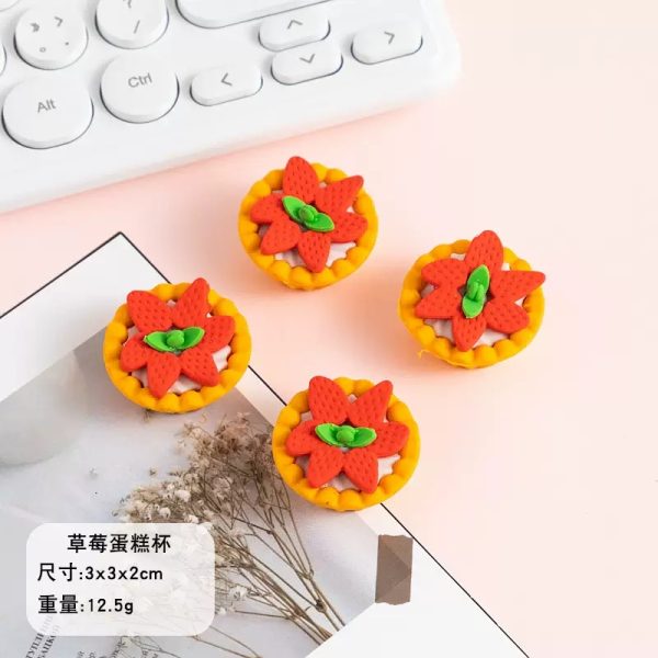 Mini Flower Cake Eraser Aug 24
