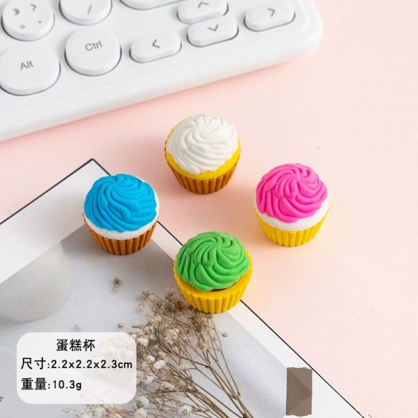 Mini Cup Cake Eraser Aug 24