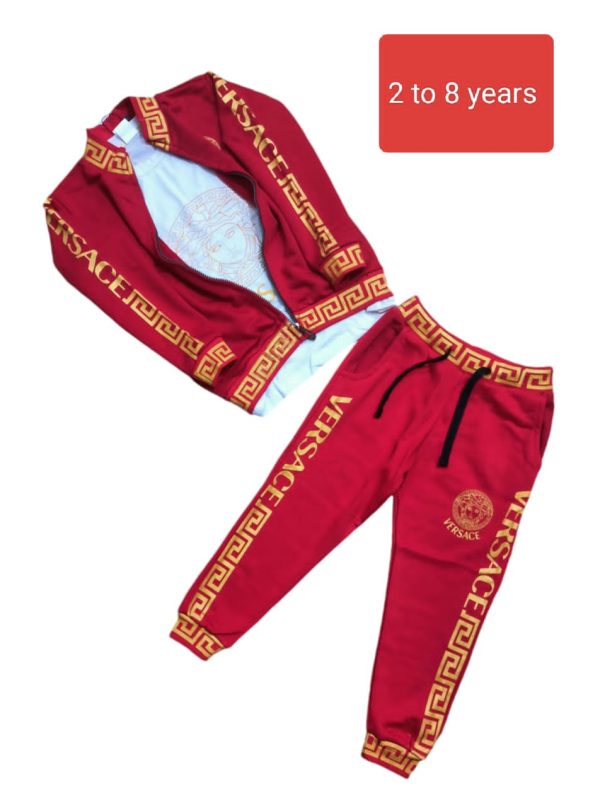 3in1 SET VERSACE JOGGERS RED 2024
