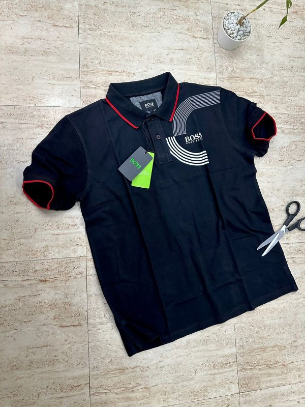 Black Hugo Boss Adult Unisex Polo