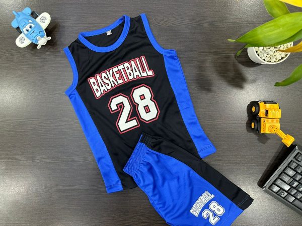 Blue/Black Basketball Unisex Set