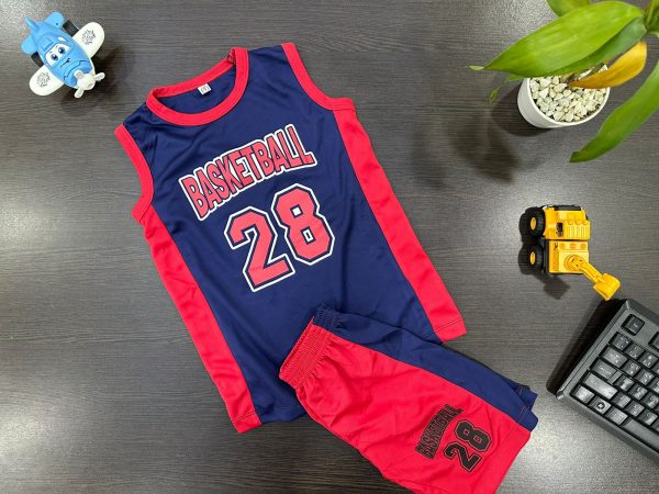 Blue/Red Basketball Unisex Set