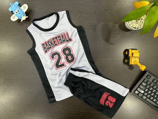 Ash/Black Basketball Unisex Set