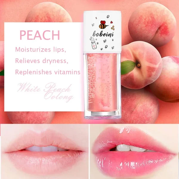 Peach Bobeini Moisturizing Lip Oil