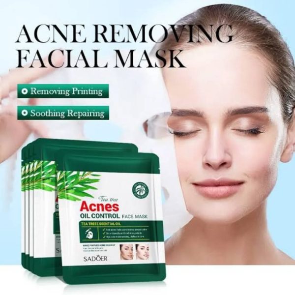 SADOER Tea Tree Acne Oil Control Facial Mask