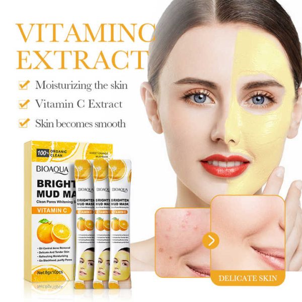 Bioaqua Vitamin C Brightening Mud Mask