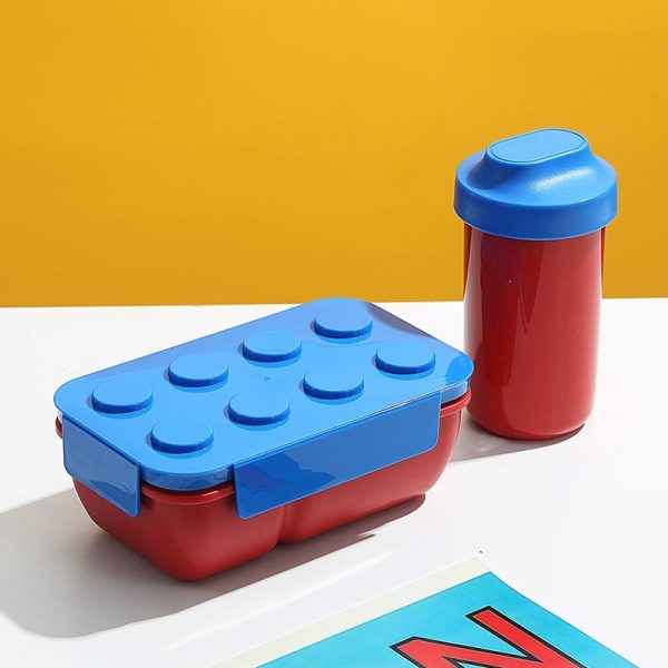 Quality Lego Lunch Box/Waterbottle Blue