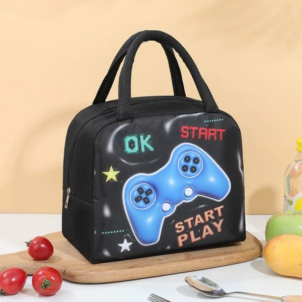Game Cartoon Insulation Lunch Bag