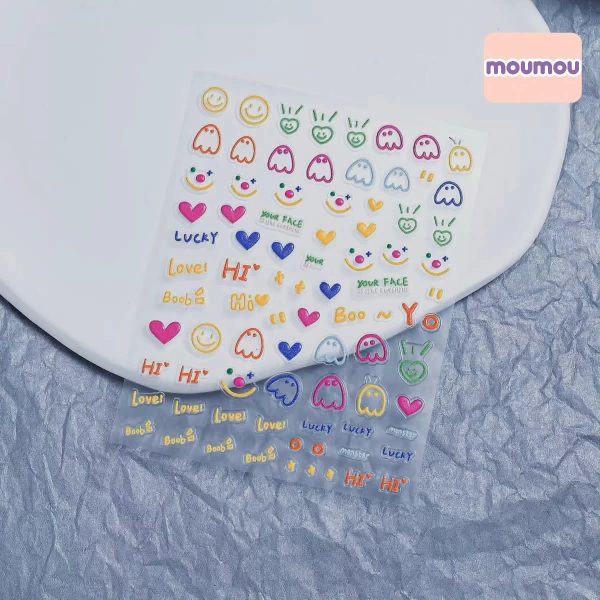Hi Boo Fashion Sticker