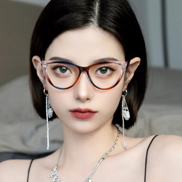 Retro Women Anti-blue Light Eyeglass