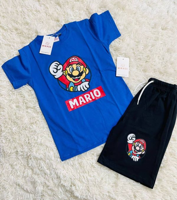 Quality Mario Top and Short Set