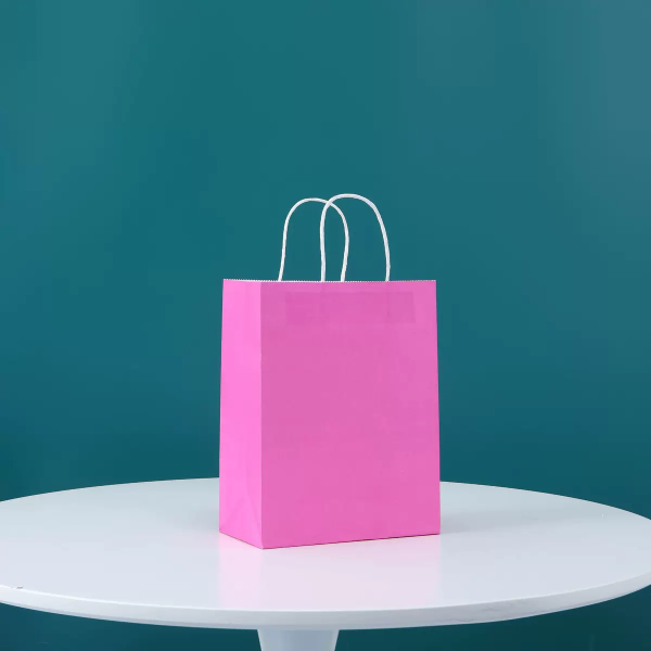 Kraft Paper Bag Pink
