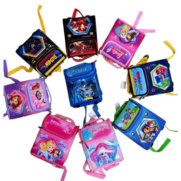 10in GLOSSY CHARACTER LUNCH BAG